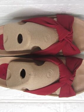 KMB Flat Sandals Knotted Slide - Size 40